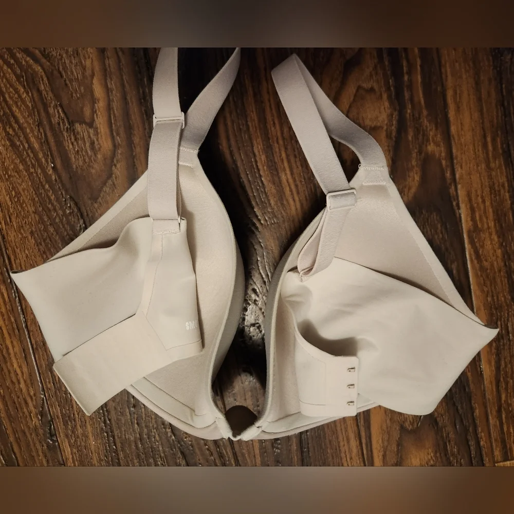 Aerie Smoothez Full Coverage Bra Sz 36D Off White Underwire - Picture 4 of 8
